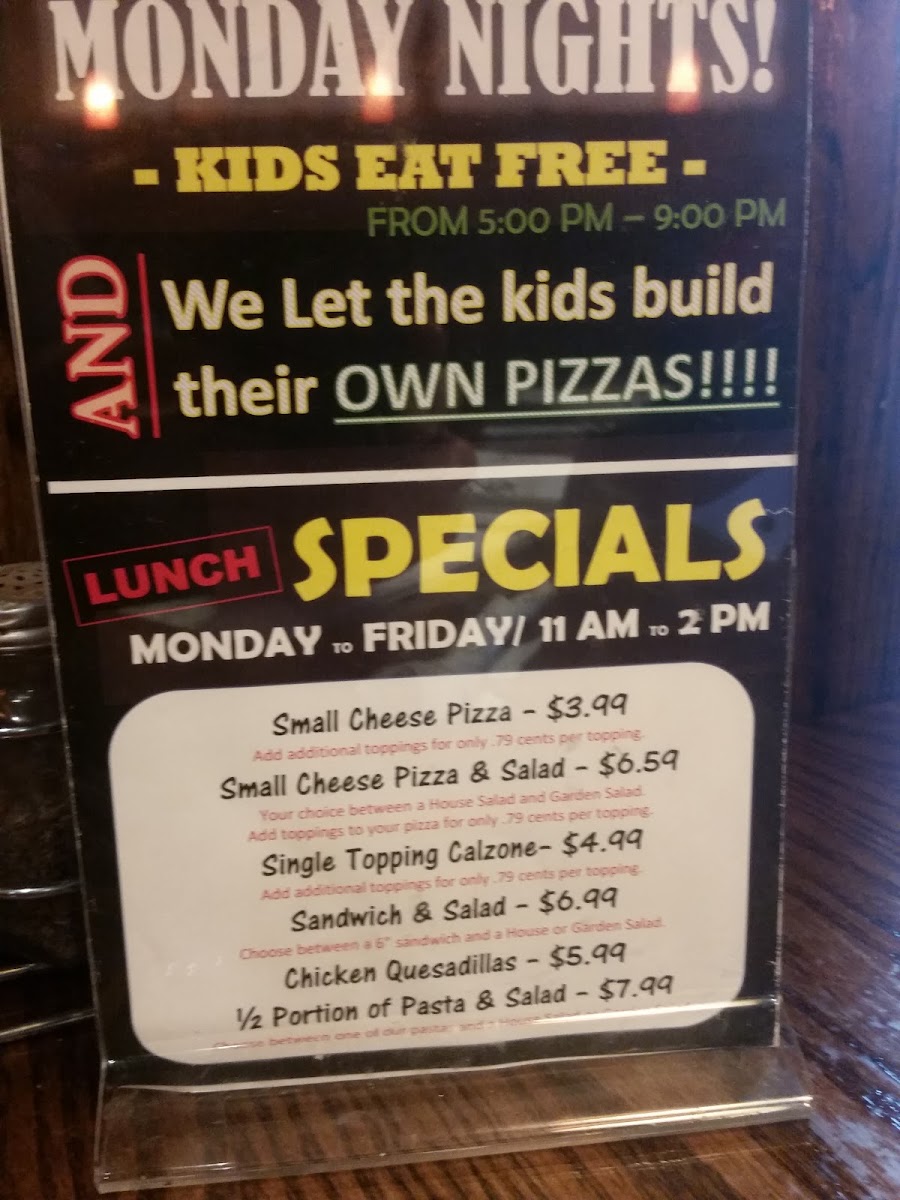 Menu La Torcia Brick Oven Pizza - Searcy-10