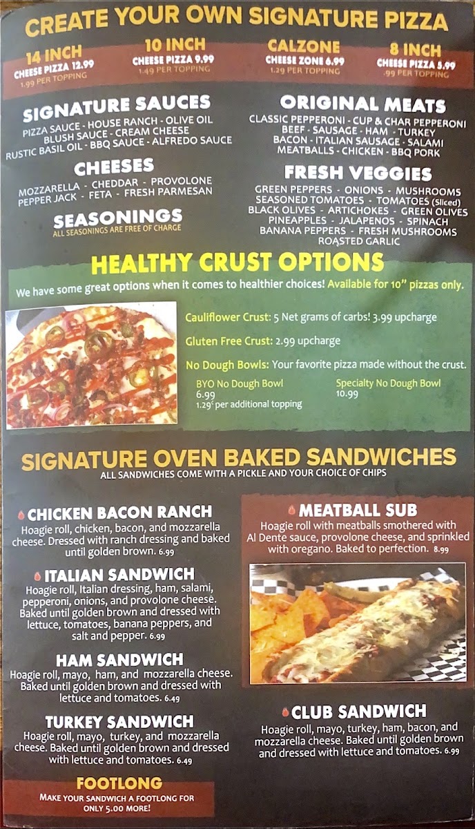 Menu La Torcia Brick Oven Pizza - Searcy-3