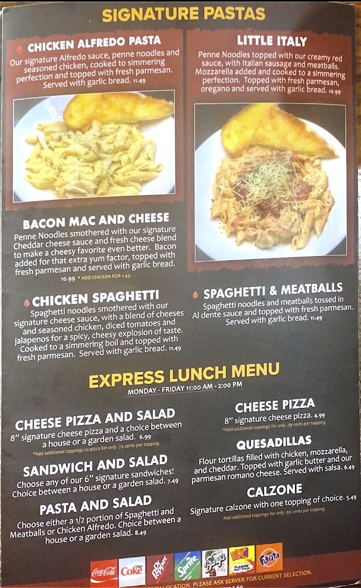 Menu La Torcia Brick Oven Pizza - Searcy-4