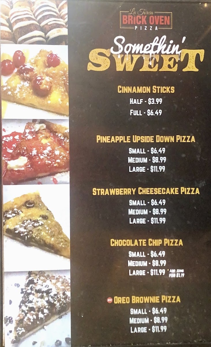 Menu La Torcia Brick Oven Pizza - Searcy-6