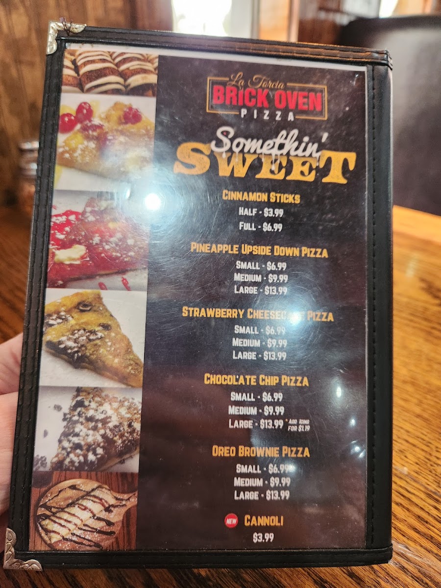 Menu La Torcia Brick Oven Pizza - Searcy-8