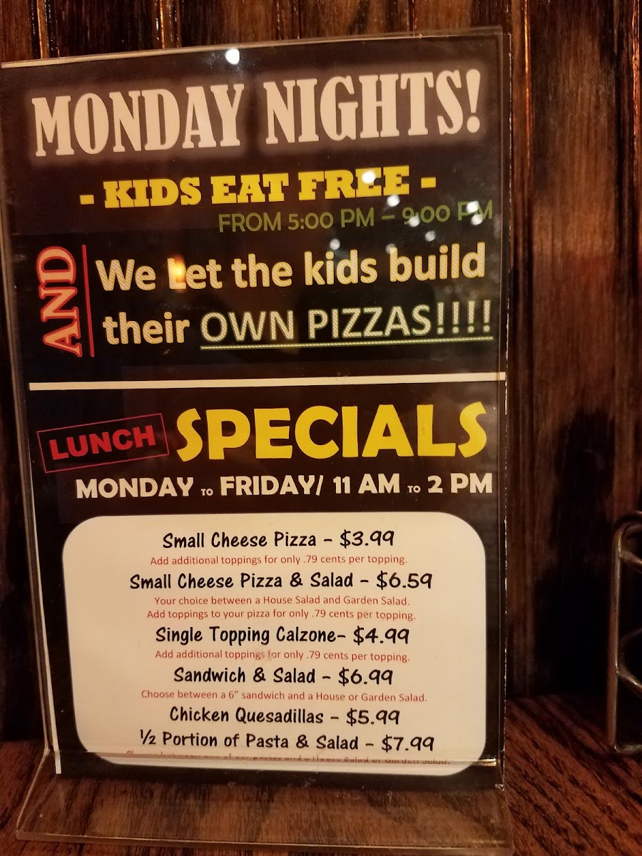 Menu La Torcia Brick Oven Pizza - Searcy-9